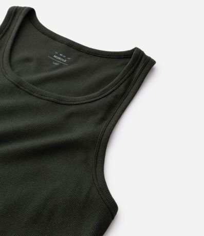 Pijama Corto en Algodón con Musculosa en Lino 6