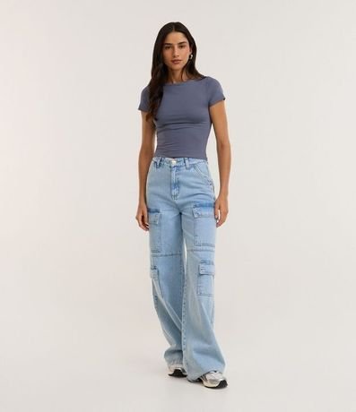 Blusa Manga Corta con Escote Canoa 2