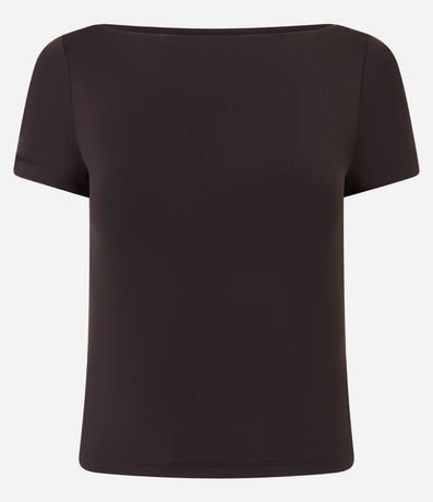 Blusa Manga Corta con Escote Canoa 5