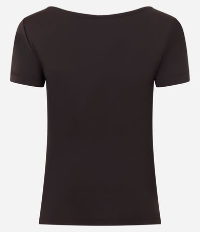 Blusa Manga Corta con Escote Canoa 6