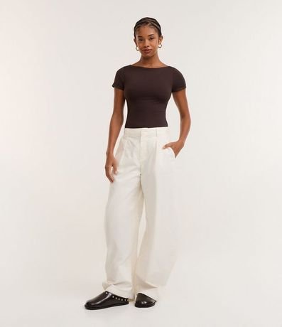 Blusa Manga Corta con Escote Canoa 2