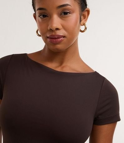 Blusa Manga Corta con Escote Canoa 3