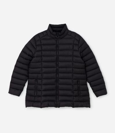Campera Puffer Ultralight Alargada en Poliamida Curve & Plus Size 5