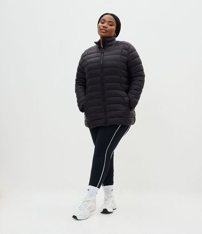 Campera Puffer Ultralight Alargada en Poliamida Curve & Plus Size 2