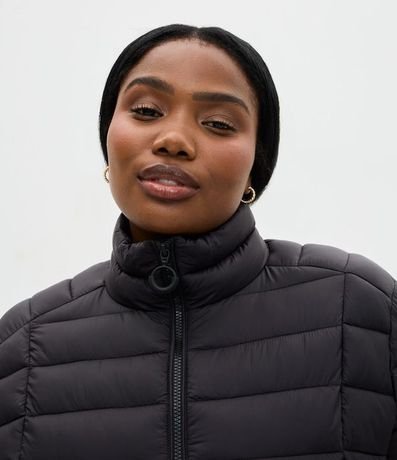 Campera Puffer Ultralight Alargada en Poliamida Curve & Plus Size 3