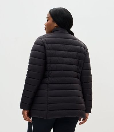 Campera Puffer Ultralight Alargada en Poliamida Curve & Plus Size 4