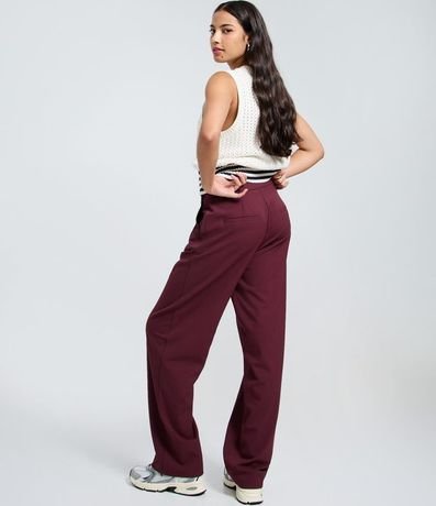 Pantalón Recto en Sastrería con Bolsillo Cuchillo 3