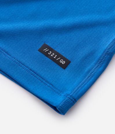Remera Manga Corta Dry con Lettering Reflectante 7