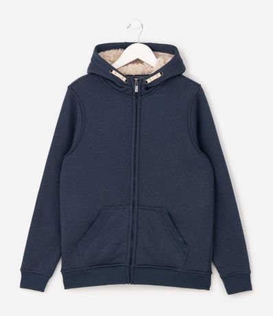 Campera Infantil con Forro Peludito y Capucha - Talle 5 a 14 años