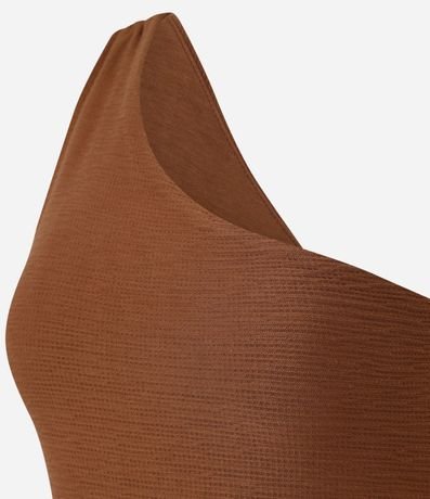 Blusa Texturizada en Anarruga Escote Hombro Único 2