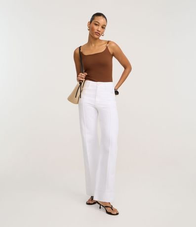 Body Texturizado en Poliamida con Adornos en el Bretel Doble 3