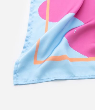 Pañuelo en Satén con Estampado Fresh Coral 4