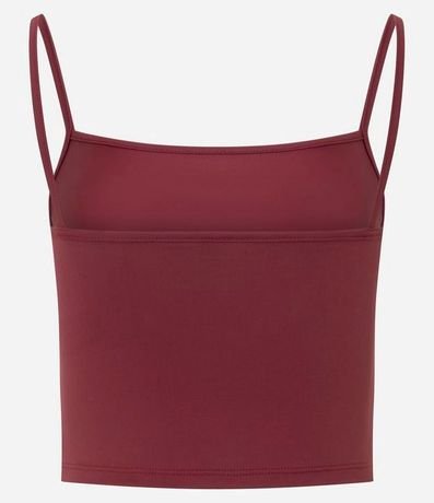 Top Cropped de Poliamida con Breteles Finos 5
