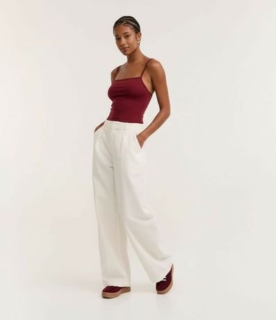 Top Cropped de Poliamida con Breteles Finos 4