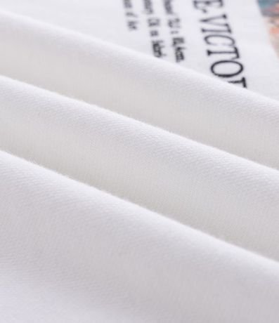 Remera Boxy en Algodón con Estampado Artística Cézanne 7