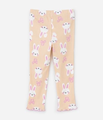 Pijama Infantil con Estampado Conejos y Volados – Talle 1 a 6 años 5