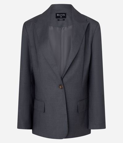 Blazer Sastre con Cuello Solapa y Forro Interno 5
