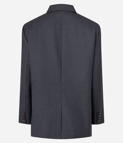 Blazer Sastre con Cuello Solapa y Forro Interno 6
