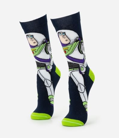 Media Caña Larga con Estampa Buzz Lightyear
