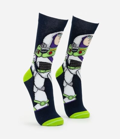 Media Caña Larga con Estampa Buzz Lightyear 2
