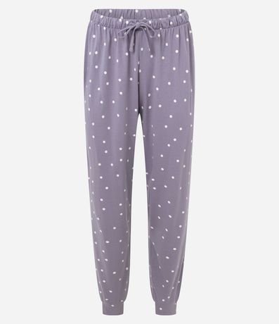Pijama Largo en Algodón con Estampa de Gato 7