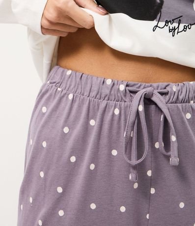 Pijama Largo en Algodón con Estampa de Gato 3