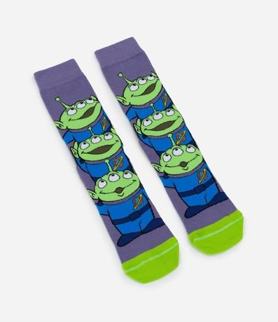 Media Caña Larga con Estampa Aliens Toy Story 4