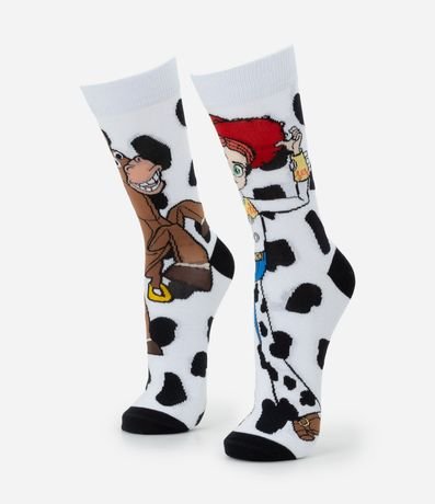 Media Caña Larga con Estampa Jessie