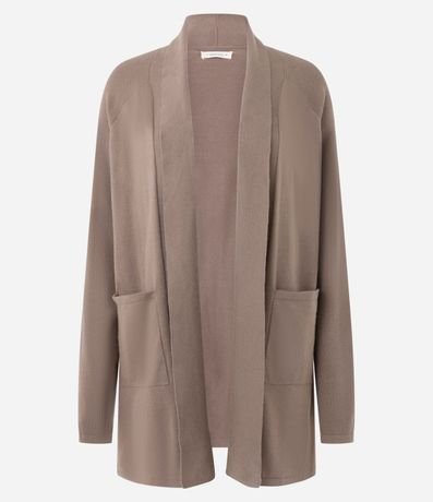 Cardigan Alargado en Punto 5