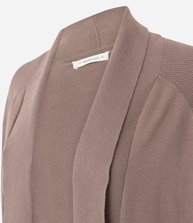 Cardigan Alargado en Punto 6