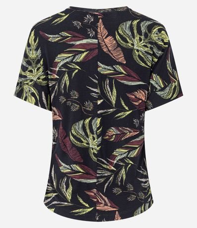 Blusa en Viscolycra con Estampa Follaje 6