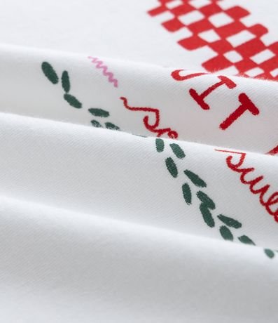 Pijama Infantil con Estampado Cereza y Corazones – Talle 5 a 14 años 9