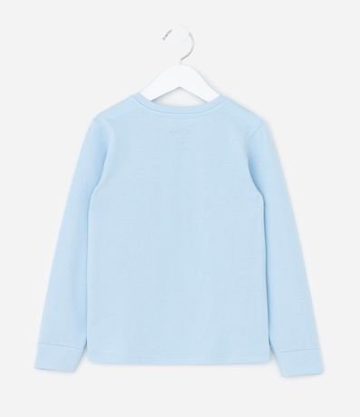 Pijama Infantil Largo Estampa de cuadros y Stitch - Talle 5 a 14 años 3