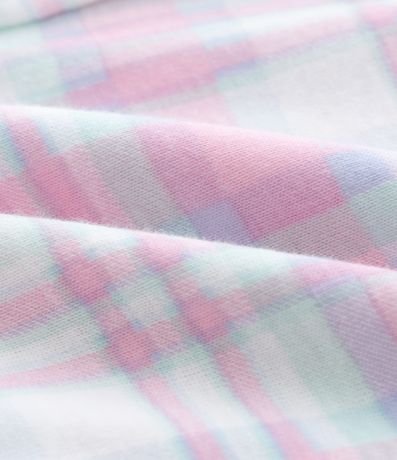 Pijama Infantil Largo Estampa de cuadros y Stitch - Talle 5 a 14 años 7