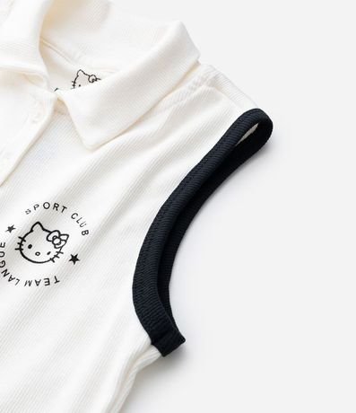 Musculosa Infantil con Cuello Polo y Estampa de Hello Kitty – Talle 7 a 16 años 4