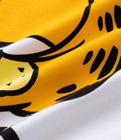 Pijama Corto en Algodón con Remera Estampada Garfield y Shorts Listrado 10