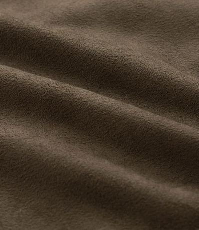 Campera Biker en Gamuza con Cremallera en los Bolsillos Curve & Plus Size 3