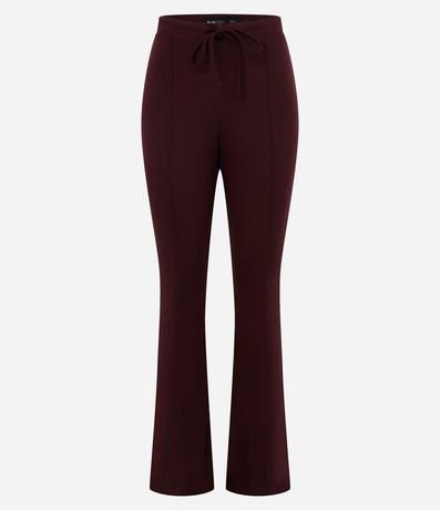 Pantalón Flare Sastrería en Viscosa con Lazo 4