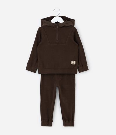 Conjunto Infantil Campera y Pantalón  en Fleece – Talle 1 a 5/6 años 2