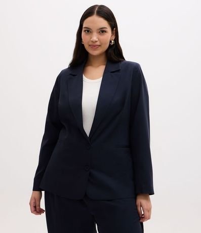 Blazer Sastre con Abotonado Doble Curve & Plus Size