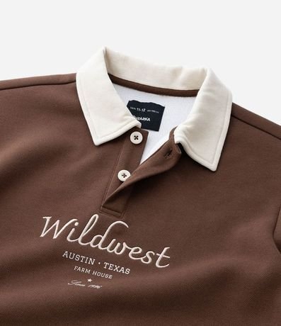 Saco en Media Malla con Cuello Polo y Forro Polar - Talle 5 a 14 años 7