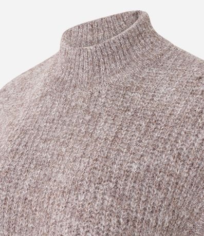 Chaleco Alargado en Punto con Mini Cuello 6