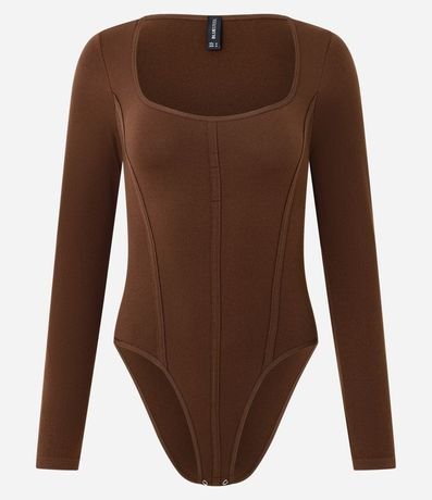 Body en Poliamida Seamless y Escote Cuadrado 5