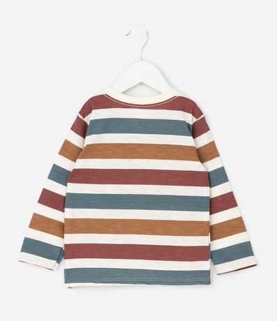 Remera Infantil con Rayas Full Print – Talle 1 a 5/6 años 2