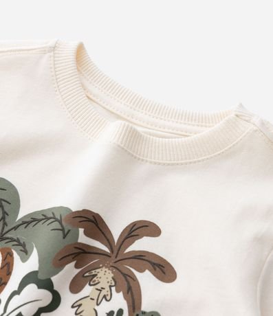 Remera Infantil Manga Larga con Estampa de Dinosaurios – Talle 1 a 6 años 4