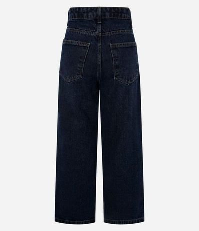Pantalón Cropped Reta Jeans con Lavado Clássica 2