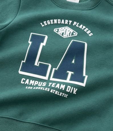 Conjunto Infantil en Algodón con Estampado Lettering College – Talle 1 a 5/6 años 11