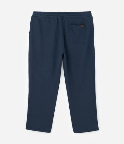 Pantalón Recto en Algodón con Bolsillos y Lazo en la Cintura 2