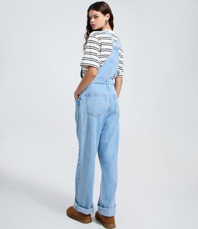 Peto Recto en Jeans con Asas Ajustables 3