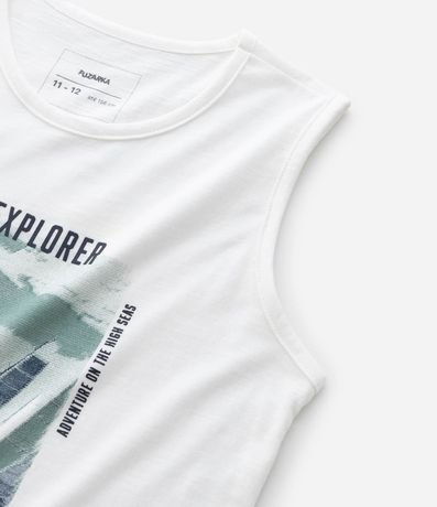 Musculosa Infantil con Estampado Barco Ocean Explorer – Talle 5 a 14 años 4